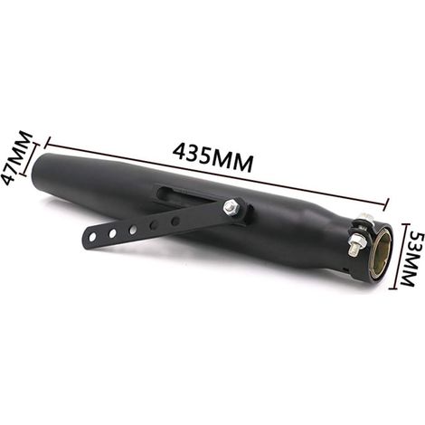 Marmitta universale per moto Slip On 1.5-2" Ingresso Marmitta per moto Slip On per Dirt Bike Street Bike Scooter (02) (1/4)