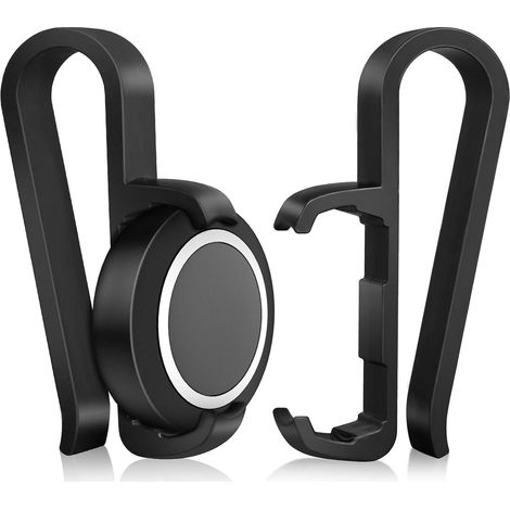 Sun Visor Hook, Sun Visor Hook Support for Ooono Co-Driver No. 1, Plastic Car Sun Visor Brackets, Stable Visor Clip, Sun Visor Hook (Black) (1/5)