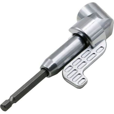 Perceuse à angle droit, adaptateur de tournevis à angle droit avec raccord à vis, ex hexagonal flexible
