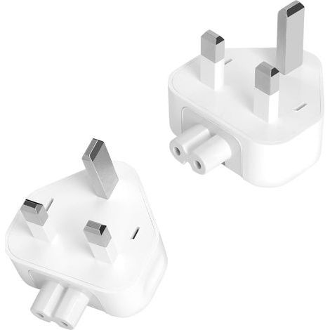 Powice Reiseadapter Europa-UK, kompatibel mit Apple-Netzteil, Ersatz-Netzstecker für Reisen nach Großbritannien, Irland und Hongkong (1/5)