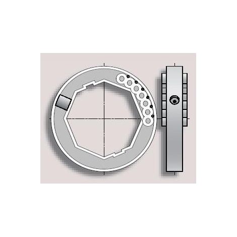 Bague pour verrou de sécurité Blocksur pour tube octo 60 somfy