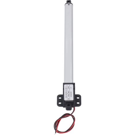 Vérin électrique linéaire compact 3W course 200mm poussée 150N vitesse 4mm/s IPX4 tube aluminium connecteur plastique ABS 24V DC (1/5)