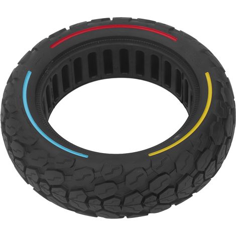 Pneus trottinette électrique 10x2.75 squelette caoutchouc increvable anti-crevaison 53mm roues électriques de remplacement (1/5)
