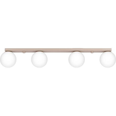 Sollux Yoli Barre de spots de plafond quadruple taupe 4x G9 (1/5)