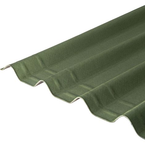 Onduline Easyfix Corrugated Bitumen Sheet Green 2000mm x 820mm x 2.6mm
