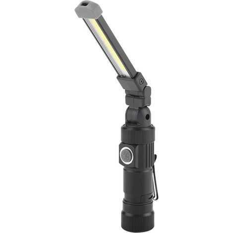 COB-LED-Arbeitsleuchte, USB-wiederaufladbare LED-Arbeitsleuchte, 360°-COB-Lampe mit Magnetfuß und drehbarem Haken für den Innen- und Außenbereich (1/5)