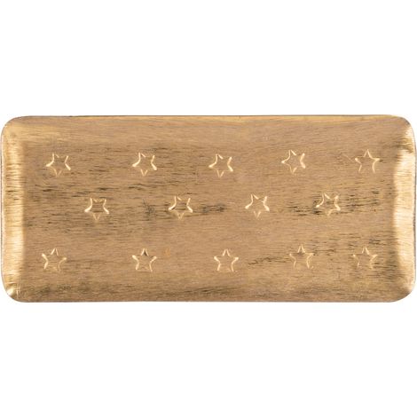 Table Passion - Plateau en métal Féerie or 26x12 cm (1/2)