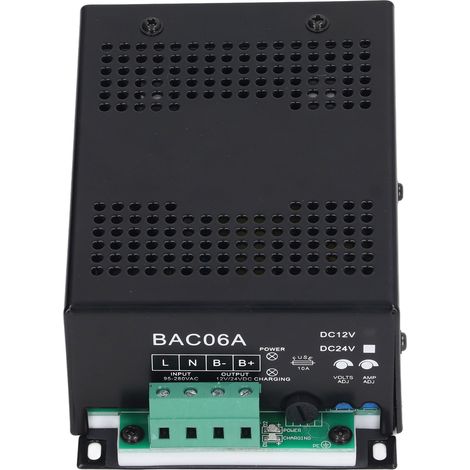 Chargeur de batterie pour groupe électrogène diesel 6A 85W avec affichage LED et module de charge automatique intelligent (1/5)
