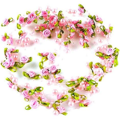 1 collier de perles en forme de fleur