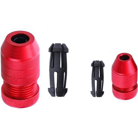 Jeu de colliers d'arrêt de profondeur de perçage 2 pièces, bouchon d'embouts en alliage d'aluminium à limite réglable métrique de 2 à 11mm (1/5)