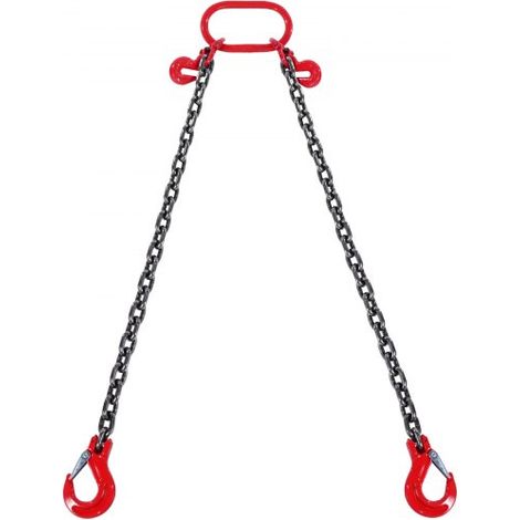 Élingue Chaîne de Levage à 2 Brins avec Crochets et Ajusteurs (1/5)
