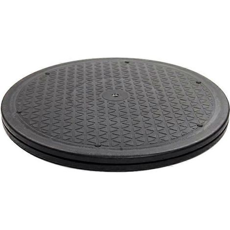 Support rotatif robuste de 30 cm (environ) avec roulements à billes en acier pour moniteurs, téléviseurs, platines vinyles et plateaux tournants - JBMEDIA (1/4)