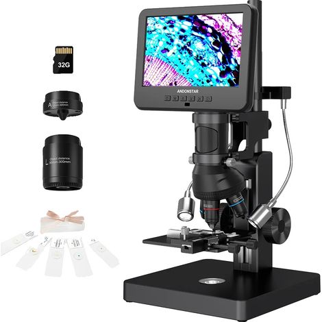 Microscopio digital, aumento de 5000X, calidad de imagen UHD, AD266S (1/2)