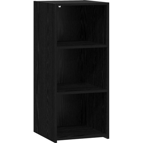 Aparador Roble Negro 40 x 41 x 93 cm Madera de ingeniería vidaXL (1/5)
