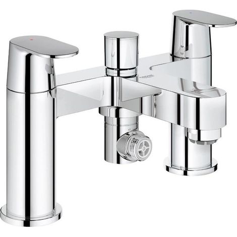 Grohe 25129 Eurosmart Cosmo Two-Handled Deck Mounted Bath Shower Mixer Tap Lever