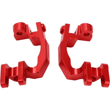 2 Pièces Moyeux Arrière CNC Alliage Léger Haute Résistance, Installation Facile pour Modèles RC 1/10 (1/5)