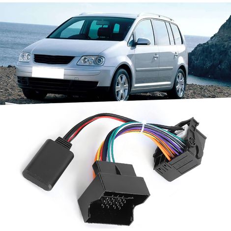 Adaptateur de câble auxiliaire pour module radio Bluetooth de voiture, compatible avec RCD510, 300+, 310 et RCD210 (1/5)
