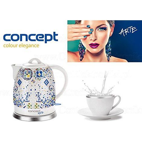 Concept-Solution RK-0020 Hervidor eléctrico blanco 1,5L (1/3)