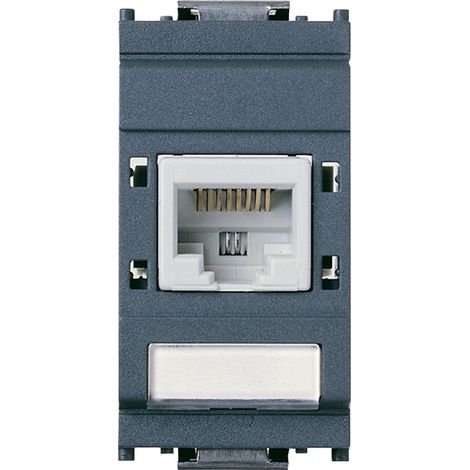 VIMAR - 16365.1 RJ45 R&M Cat5e UTP-Buchse, grau