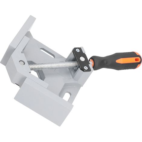 Étau d'angle ajustable 90°, antidérapant pour travaux de menuiserie et assemblage. (1/5)