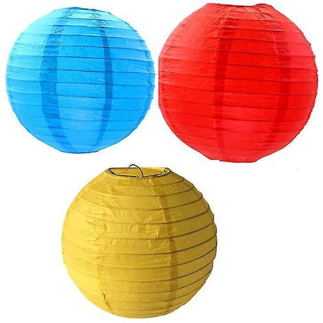 Lot de 3 lanternes sphériques