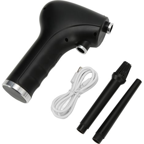 Nettoyeur d'air comprimé 2 en 1 rechargeable USB batterie 3000 mAh aspirateur portable pour siège auto clavier ordinateur (1/5)