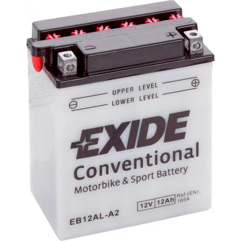 Batterie moto Exide EB12AL-A2 YB12AL-A2 12v 12ah 165A (1/2)