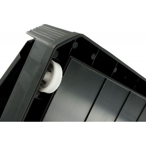 Boîte de rangement - Xcase - AB-120 - 85 L - Pliable - Avec roulettes - Noir (1/5)