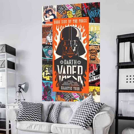 Papier peint panoramique moderne Star Wars Rock on Posters (1/3)