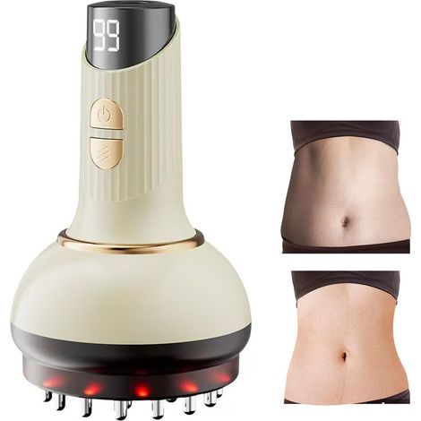 Appareil Anti-cellulite - Massage Corps - Drainage Lymphatique - Cupping - 21 Têtes de Massage - 3 Modes - 9 Niveaux d'Intensité - Sans Fil - 6 H Autonomie - Écran LCD (1/5)