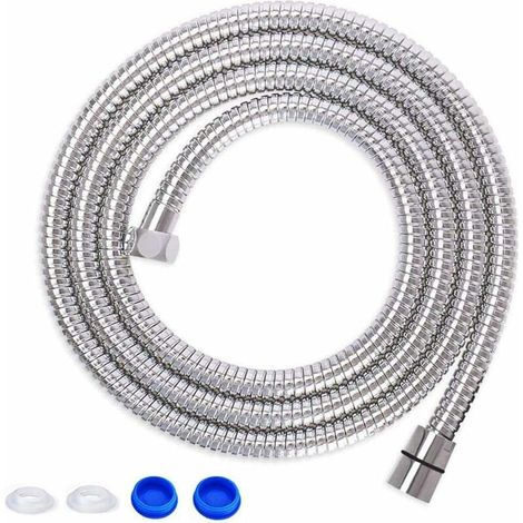 VURAHOME - Flexible douche 2m, Tuyau de Douche, Cable de Douche Universel en Acier Inoxydable Anti-Explosion, Anti-Torsion et Anti-Corrosion (1/4)