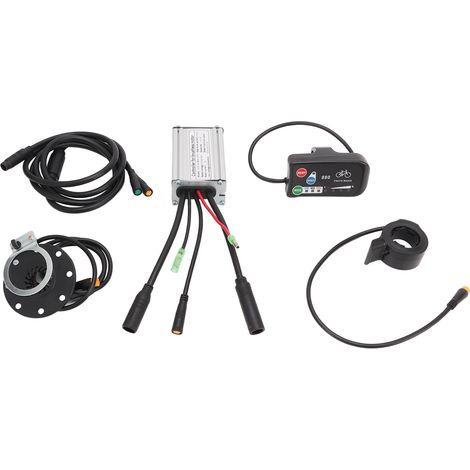 Kit de conversion vélo électrique avec contrôleur 15A, compteur LED880, câblage 1 à 2 fils, ensemble de modification pour bicyclette et électrocar (1/5)