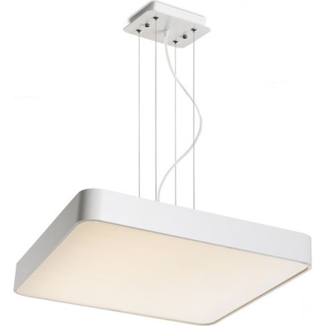 Lampadario Lampada MENSA SQ 48 a sospensione bianco 230V LED 56W 3000K