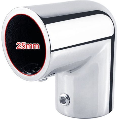 Raccord de Main Courante 90 Degrés Acier Inoxydable 316 Marine 22mm 25mm pour Bateau Yacht (1/4)