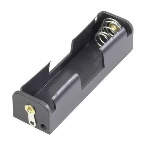 Support de pile 1x LR6 (AA) Goobay 12458 raccordement à souder (L x l x H) 57 x 18 x 14 mm (1/2)