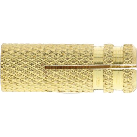 Taco de latón M6 L.23 mm SPIT - Caja de 100 - 062450 (1/2)