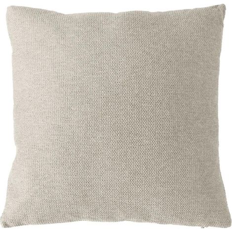 Coussin Déco en Velours "Lagarta" 40x40cm Naturel (1/3)