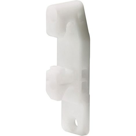 Hettich – Attache façade innotech – Fixation avant pour profil ht 54 et 70 mm – Plastique blanc – Vendu à l'unité