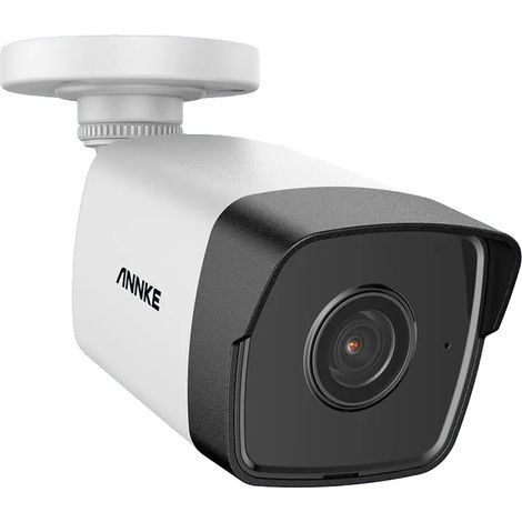 Caméra de sécurité IP, résolution 5 MP, vision nocturne jusqu'à 30 mètres, microphone intégré, indice d'étanchéité IP67, support PoE (1/5)
