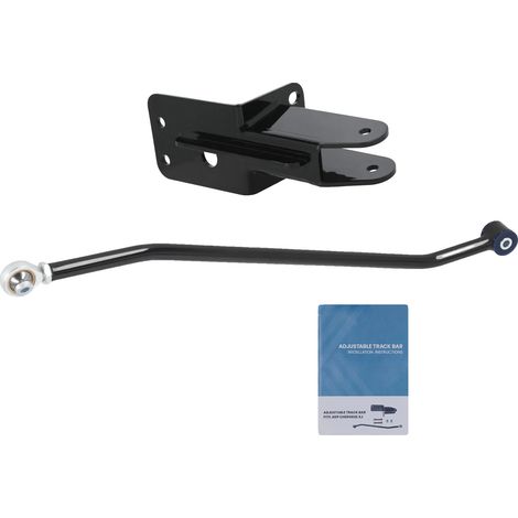 Barra de dirección ajustable, acero de alta resistencia, longitud ajustable de 4" a 6.5", compatible con Jeep Cherokee XJ, estabilidad de suspensión mejorada, cumple con los estándares de rendimiento. (1/5)