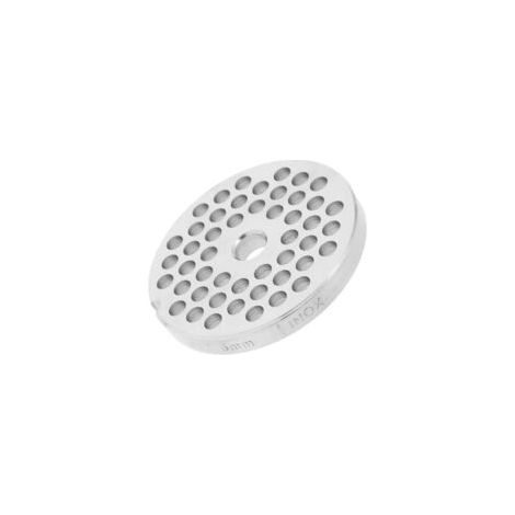 Disco de repuesto para picadora de carne, 12" de acero inoxidable, 69 mm de diámetro exterior, orificio de 6 mm, accesorio metálico para picadora eléctrica, piezas metálicas de cocina.