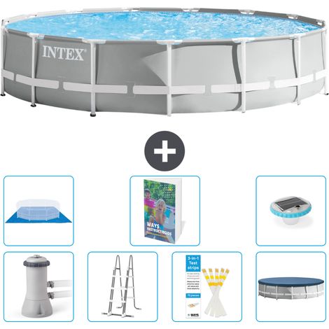 Prism Frame Pool Rund - 457x107 cm - 8-teilig S596