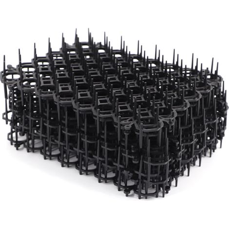 Filet anti-chats avec pics (12 pièces), tapis répulsif pour pots de fleurs de balcon, adapté aux filets, clôtures de jardin et fermes (1/4)