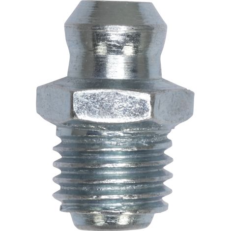 Sealey GNM20 Straight Grease Nipple 8 x 1mm - Pack of 25
