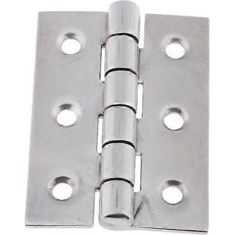 2 charnières à paumelle en acier inoxydable 316 de qualité marine pour porte de trappe ou armoire, 60 x 42 mm (1/5)