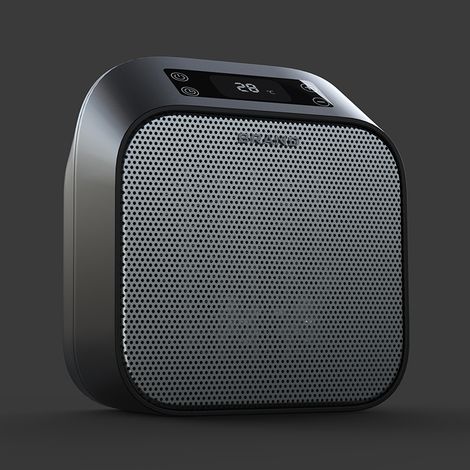 Petit mini radiateur à flamme pour bureau, carré, domestique, pratique, chauffage électrique mural instantané (1/4)