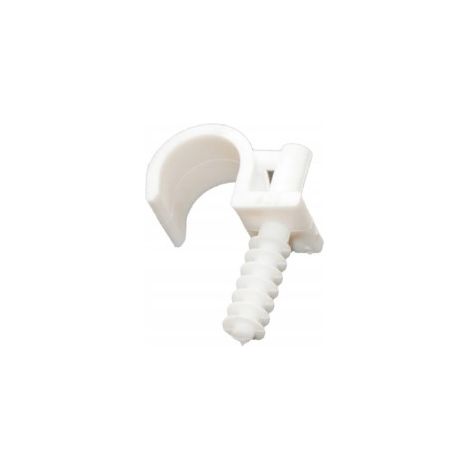 Support de fixation, rail de montage, anneau - 25 mm - Blanc - Fixation par câble - 0,2 kg (1/5)