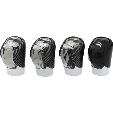 Fits Lexus crystal shift knobs, RX300, 450h, NX300, modified ES, UX, IS models, illuminated shift knob with black F logo (one piece). (1/4)