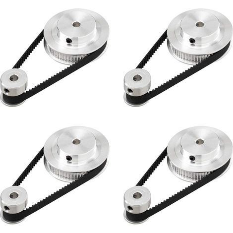 4PS GT2 Roue Synchrone 20&60 Dents 5Mm AléSage Poulie de Distribution en Aluminium (1/2)