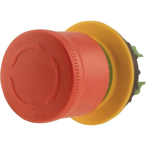Botón de seguridad de 30 mm, orificio de 22 mm, liberación por giro